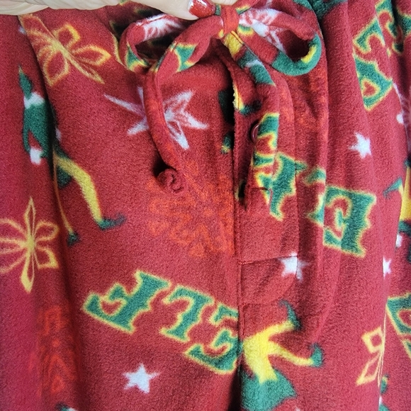 NWOT Pajamas Buddy Elf 2-Piece Top/Pant Set Lounge Sz L - Picture 6 of 10